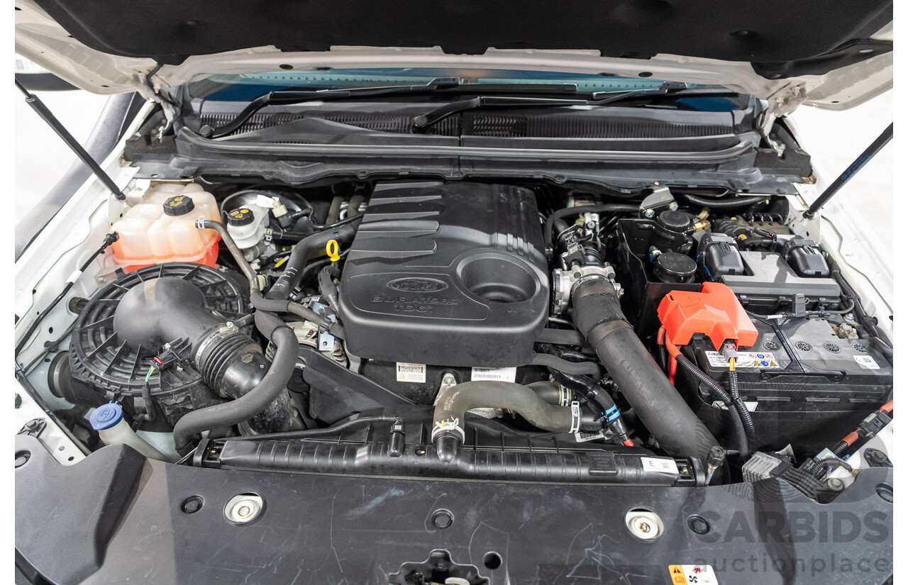 03/2019 Ford Ranger Wildtrak (4x4) PX MKIII MY19 Double Cab P/Up White Turbo Diesel 3.2L