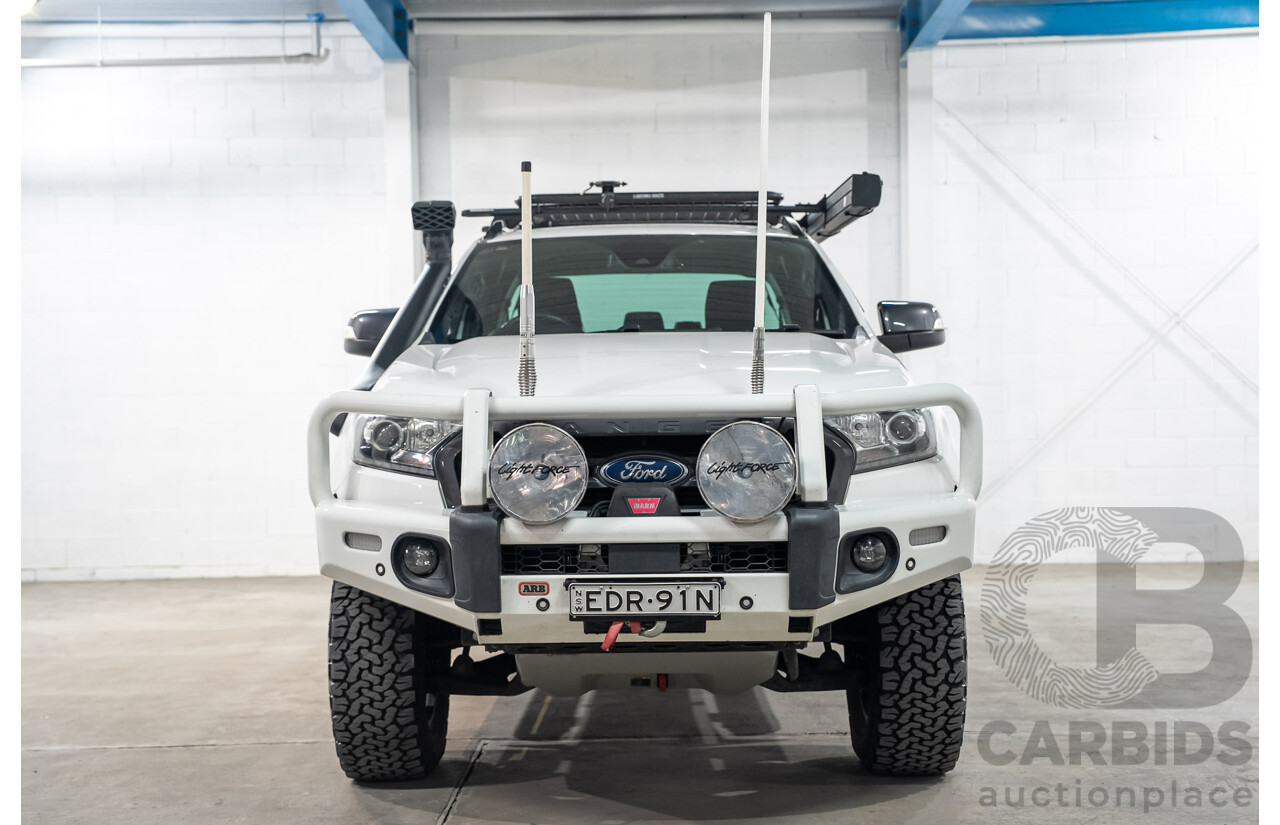 03/2019 Ford Ranger Wildtrak (4x4) PX MKIII MY19 Double Cab P/Up White Turbo Diesel 3.2L