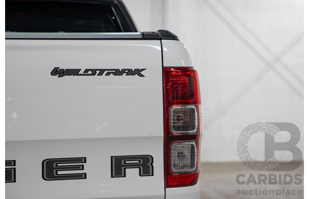 03/2019 Ford Ranger Wildtrak (4x4) PX MKIII MY19 Double Cab P/Up White Turbo Diesel 3.2L