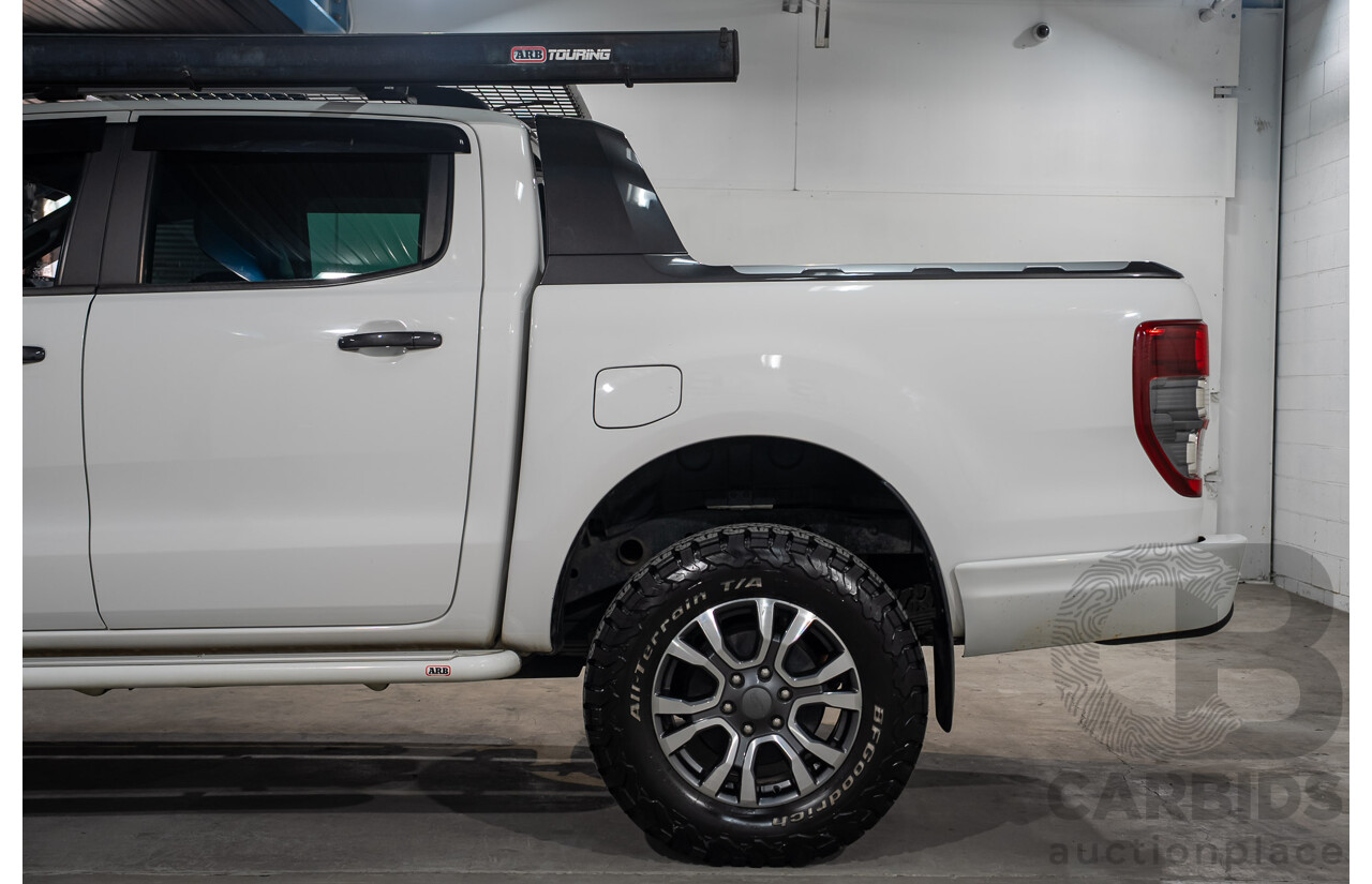 03/2019 Ford Ranger Wildtrak (4x4) PX MKIII MY19 Double Cab P/Up White Turbo Diesel 3.2L