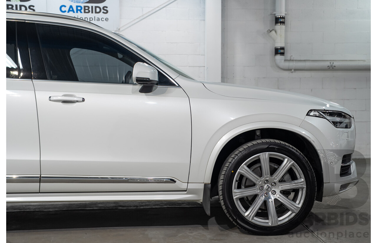 07/2019 Volvo XC90 D5 Inscription AWD 256 MY20 4d Wagon Crystal White Turbo Diesel 2.0L