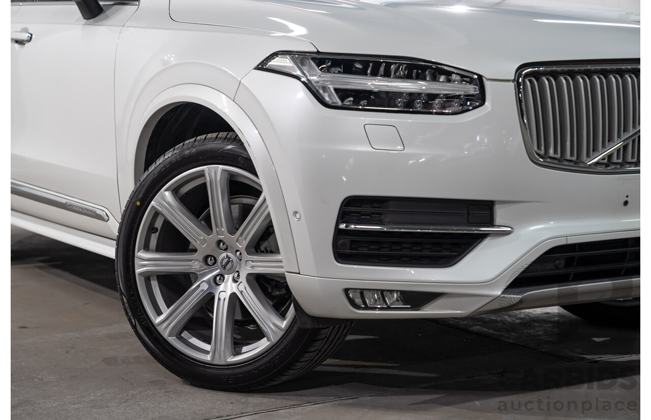 07/2019 Volvo XC90 D5 Inscription AWD 256 MY20 4d Wagon Crystal White Turbo Diesel 2.0L