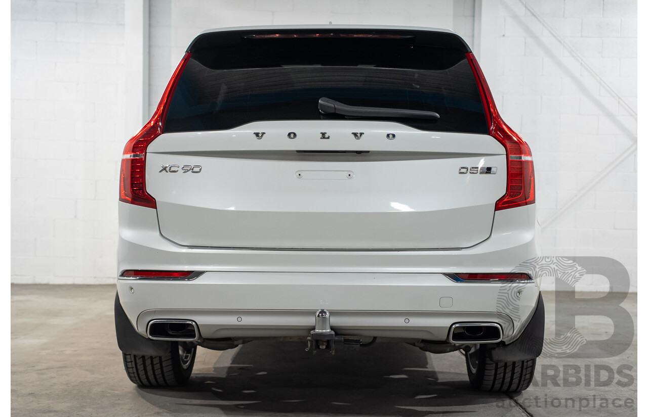 07/2019 Volvo XC90 D5 Inscription AWD 256 MY20 4d Wagon Crystal White Turbo Diesel 2.0L