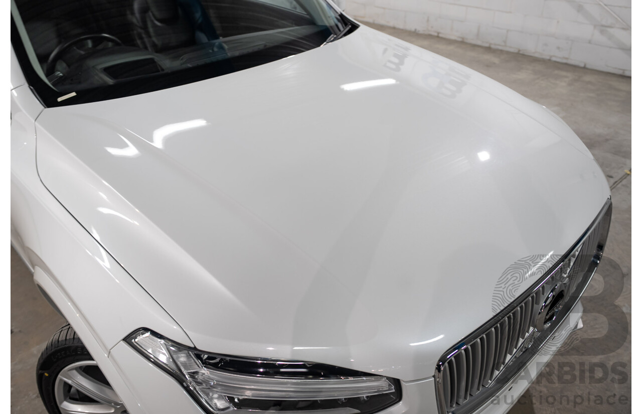 07/2019 Volvo XC90 D5 Inscription AWD 256 MY20 4d Wagon Crystal White Turbo Diesel 2.0L
