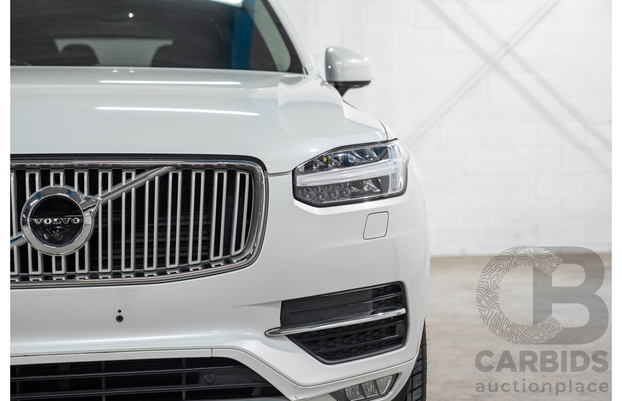 07/2019 Volvo XC90 D5 Inscription AWD 256 MY20 4d Wagon Crystal White Turbo Diesel 2.0L