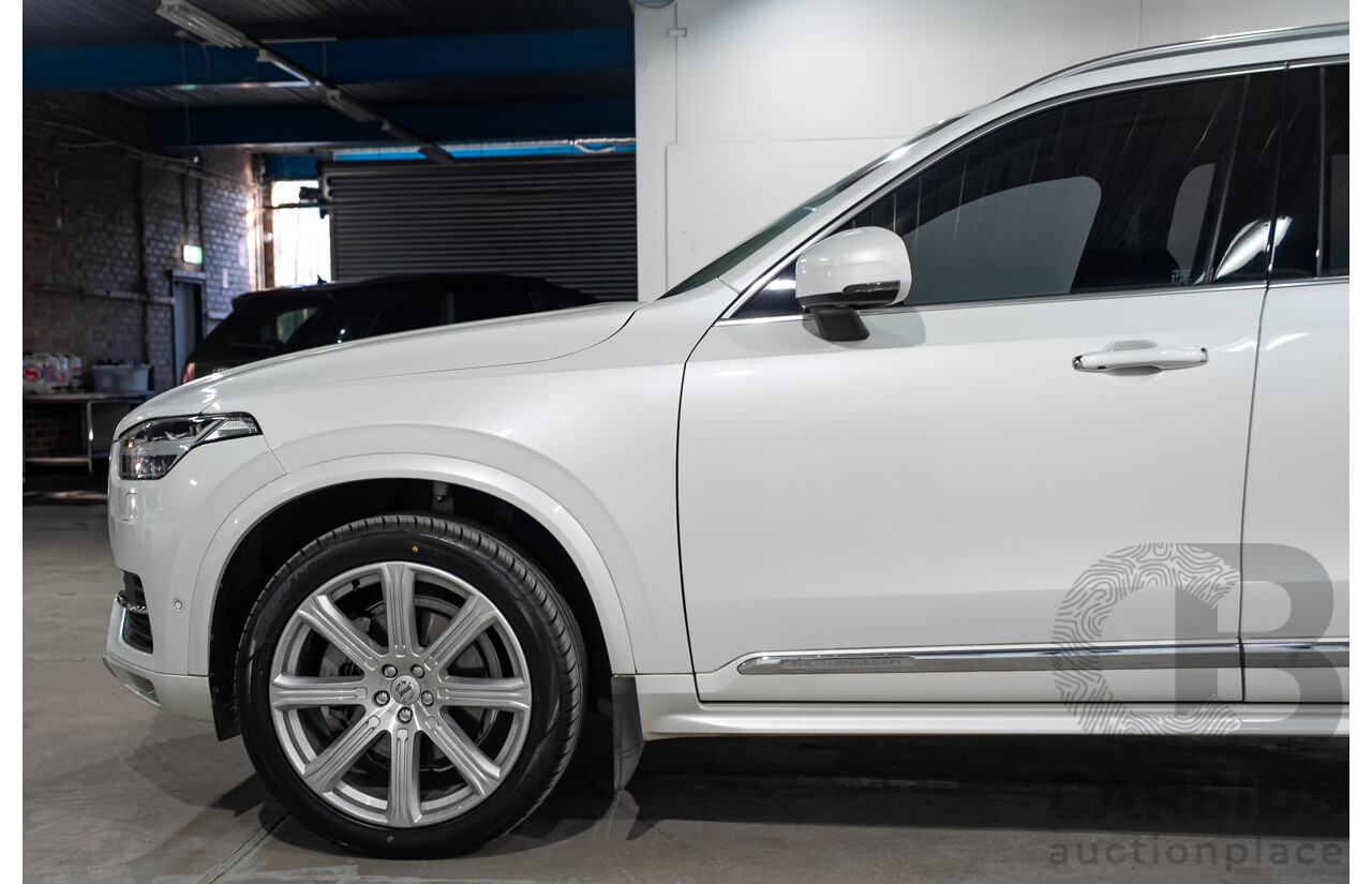 07/2019 Volvo XC90 D5 Inscription AWD 256 MY20 4d Wagon Crystal White Turbo Diesel 2.0L