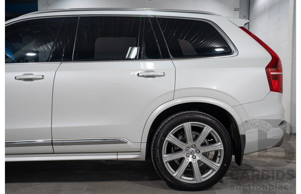 07/2019 Volvo XC90 D5 Inscription AWD 256 MY20 4d Wagon Crystal White Turbo Diesel 2.0L