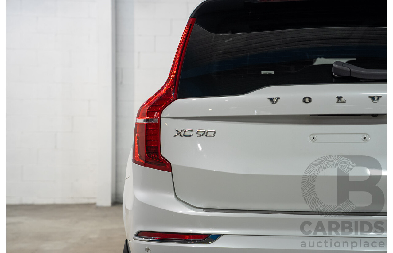 07/2019 Volvo XC90 D5 Inscription AWD 256 MY20 4d Wagon Crystal White Turbo Diesel 2.0L
