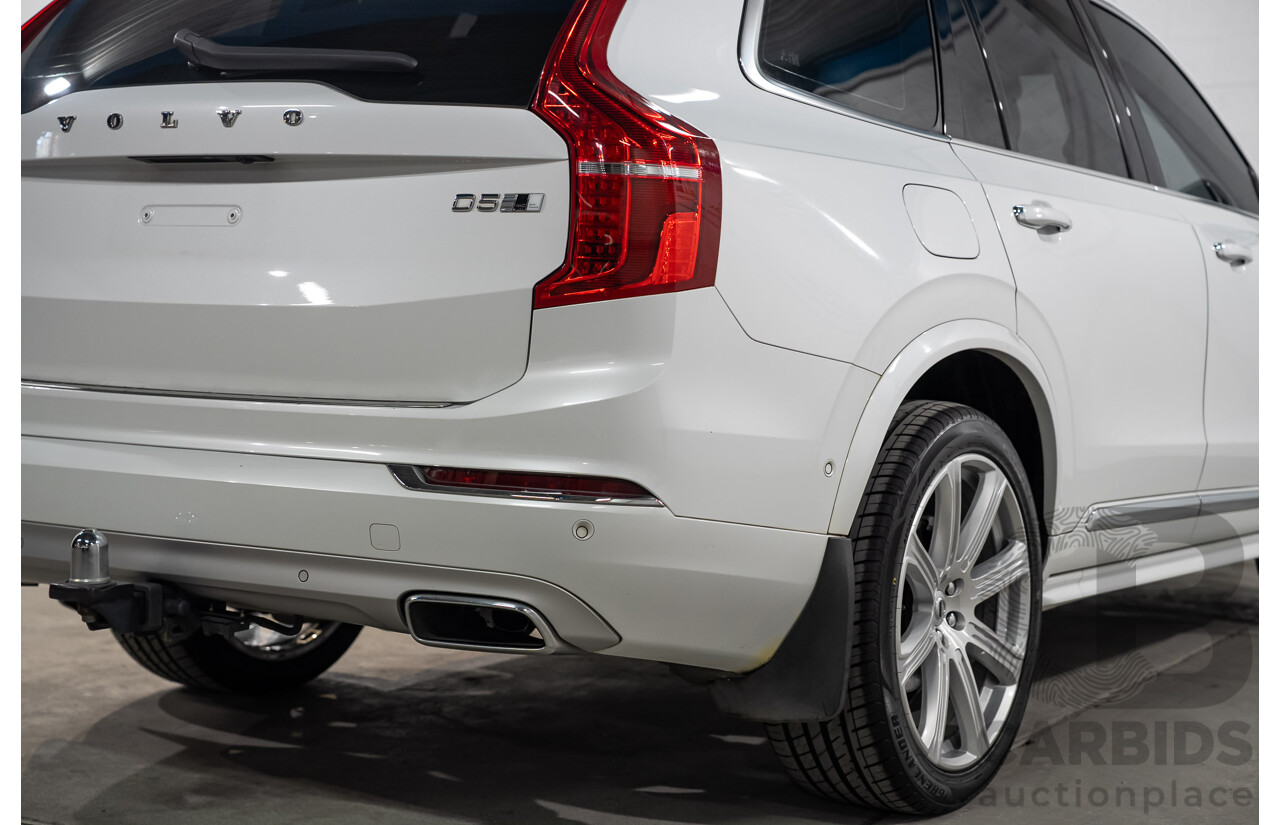 07/2019 Volvo XC90 D5 Inscription AWD 256 MY20 4d Wagon Crystal White Turbo Diesel 2.0L