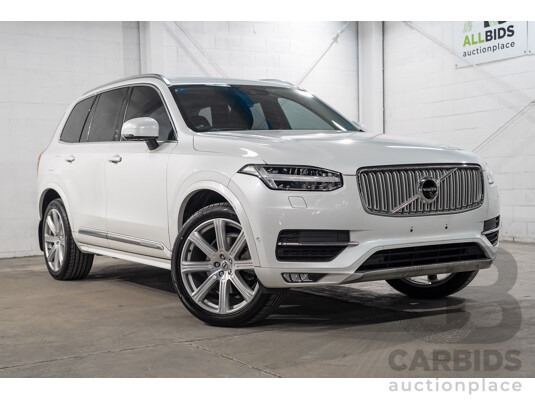07/2019 Volvo XC90 D5 Inscription AWD 256 MY20 4d Wagon Crystal White Turbo Diesel 2.0L