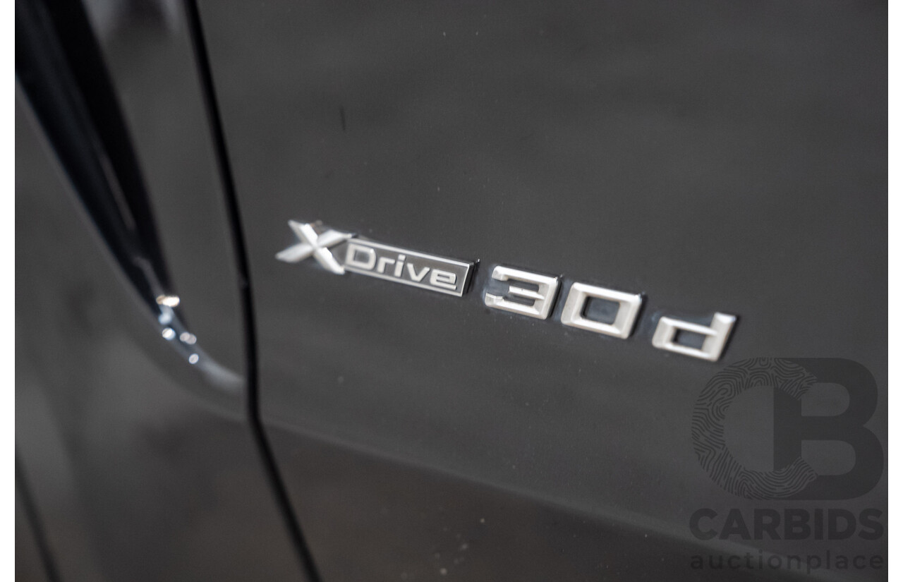 07/2017 BMW X5 xDrive 30d (AWD) F15 MY16 Black Sapphire Metallic Turbo Diesel 3.0L - 7 Seater