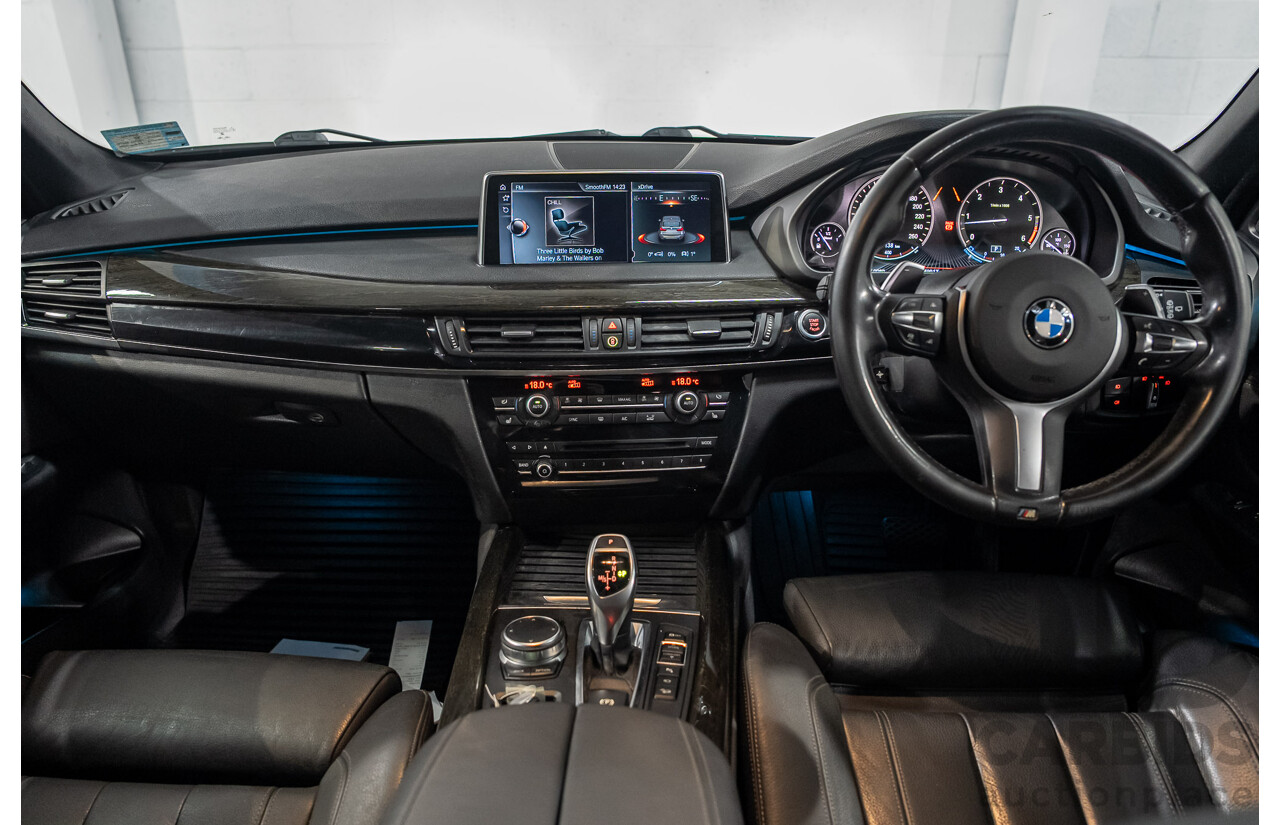 07/2017 BMW X5 xDrive 30d (AWD) F15 MY16 Black Sapphire Metallic Turbo Diesel 3.0L - 7 Seater