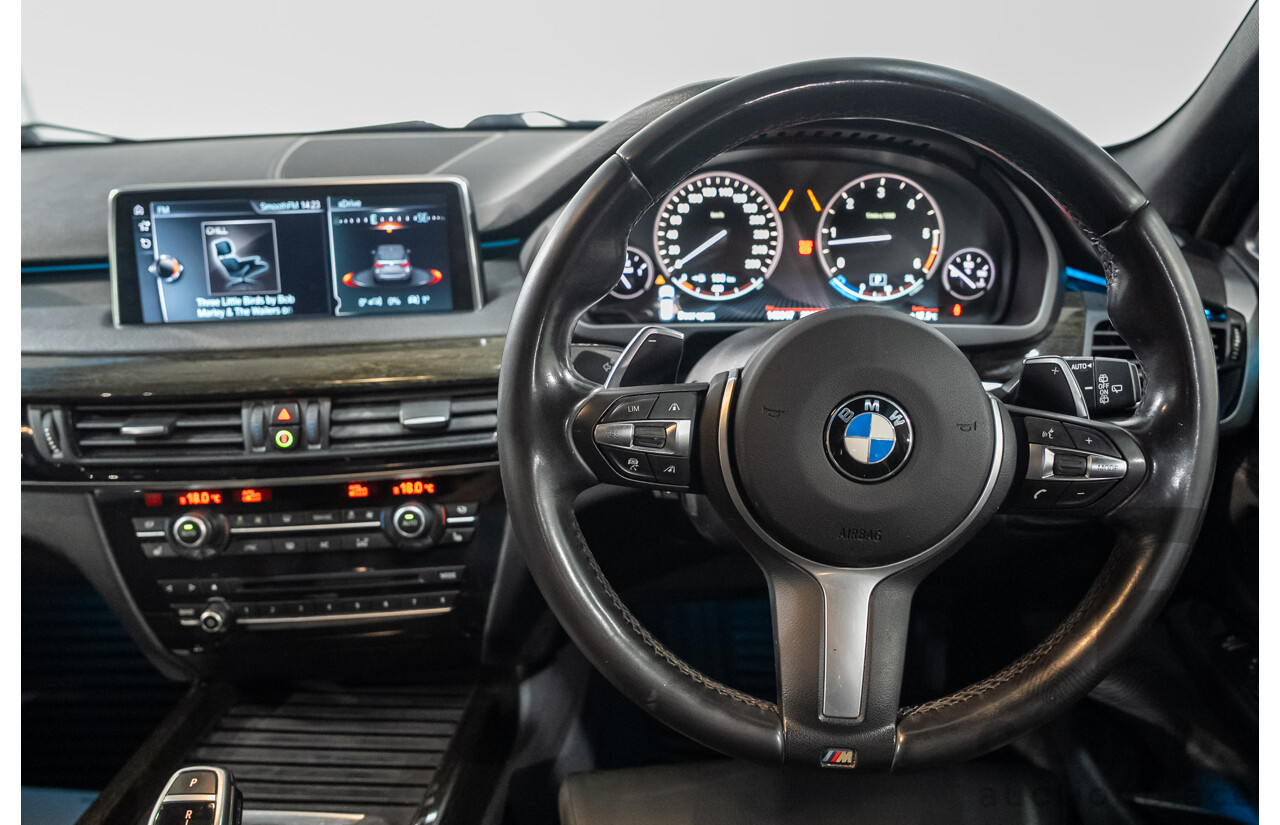 07/2017 BMW X5 xDrive 30d (AWD) F15 MY16 Black Sapphire Metallic Turbo Diesel 3.0L - 7 Seater