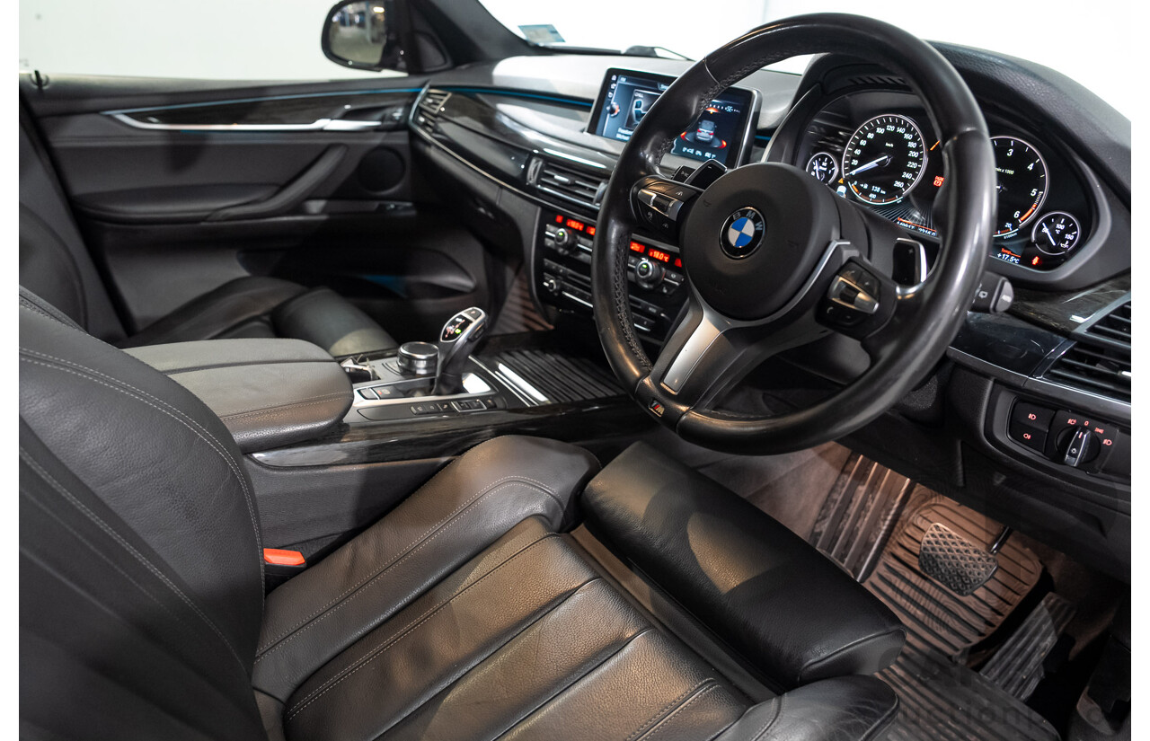 07/2017 BMW X5 xDrive 30d (AWD) F15 MY16 Black Sapphire Metallic Turbo Diesel 3.0L - 7 Seater