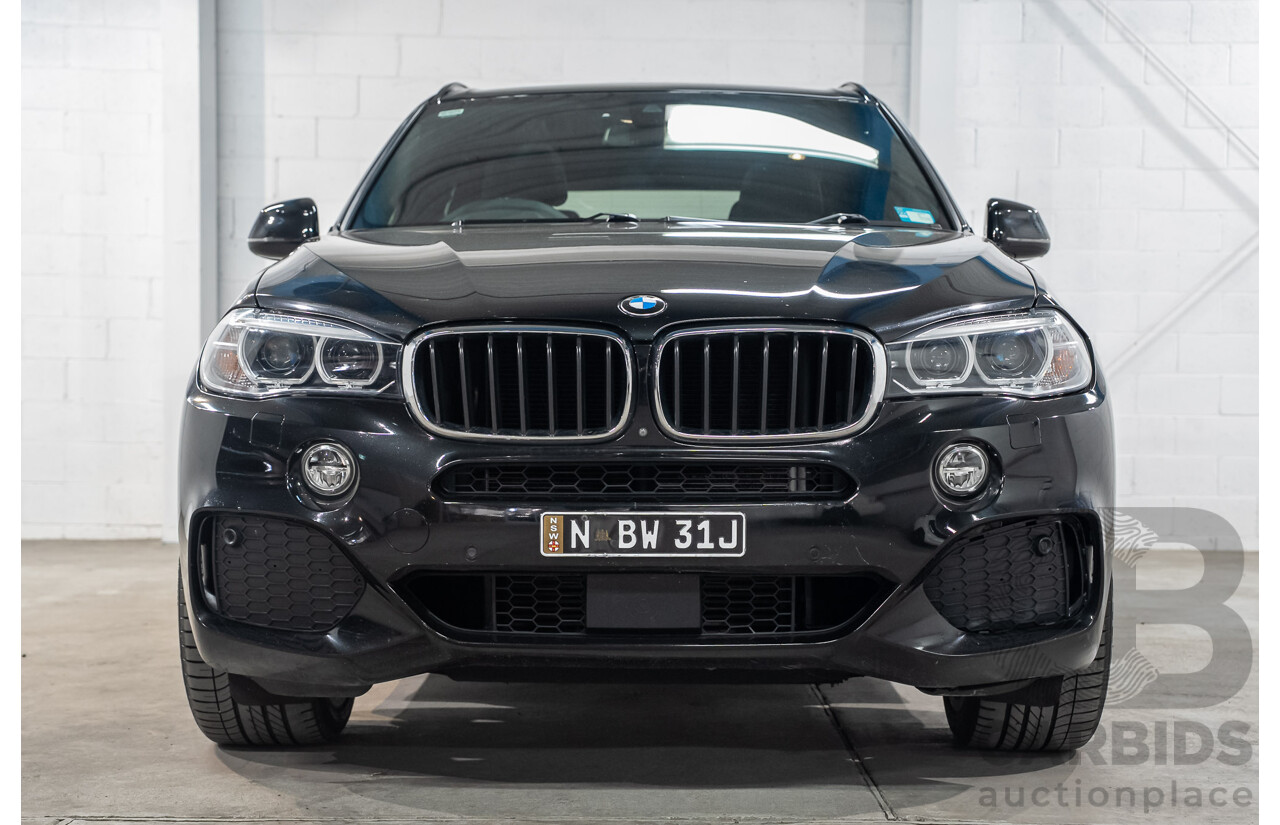 07/2017 BMW X5 xDrive 30d (AWD) F15 MY16 Black Sapphire Metallic Turbo Diesel 3.0L - 7 Seater