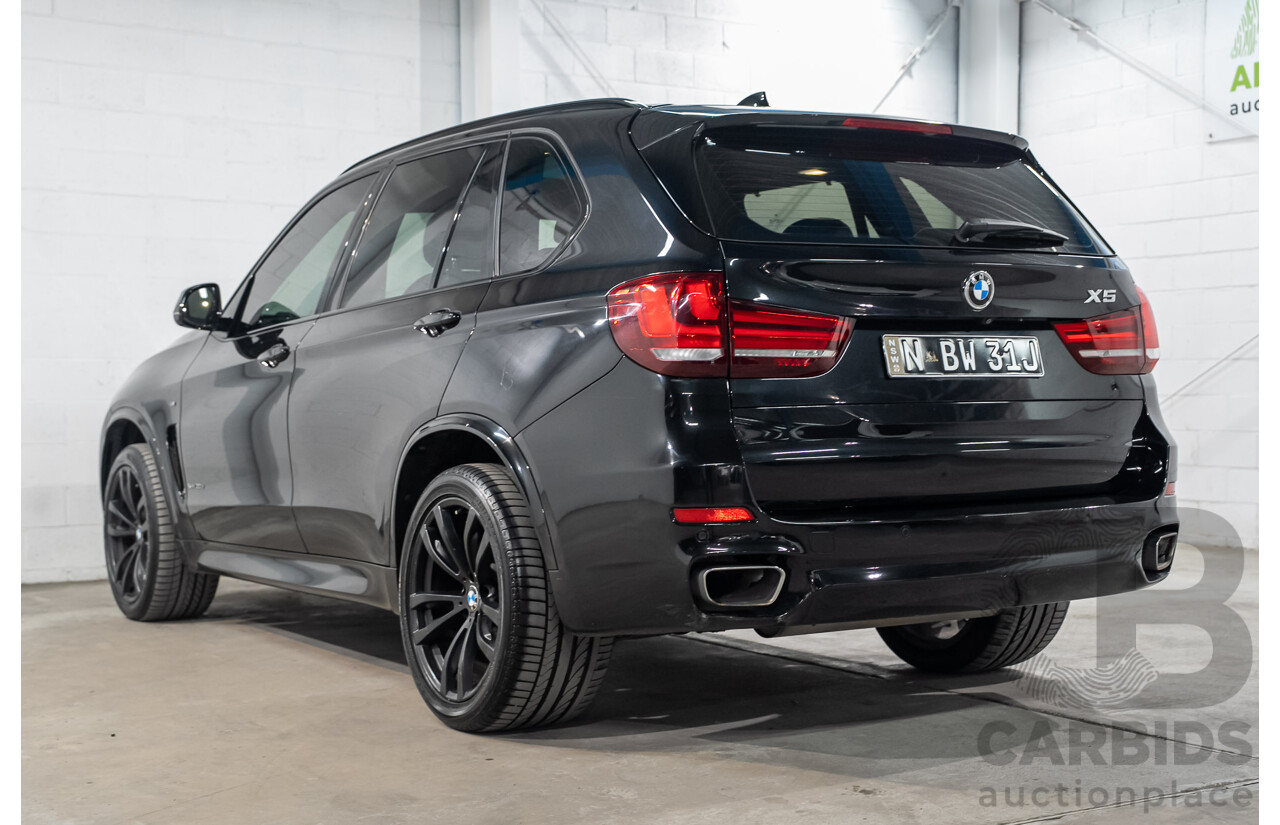 07/2017 BMW X5 xDrive 30d (AWD) F15 MY16 Black Sapphire Metallic Turbo Diesel 3.0L - 7 Seater
