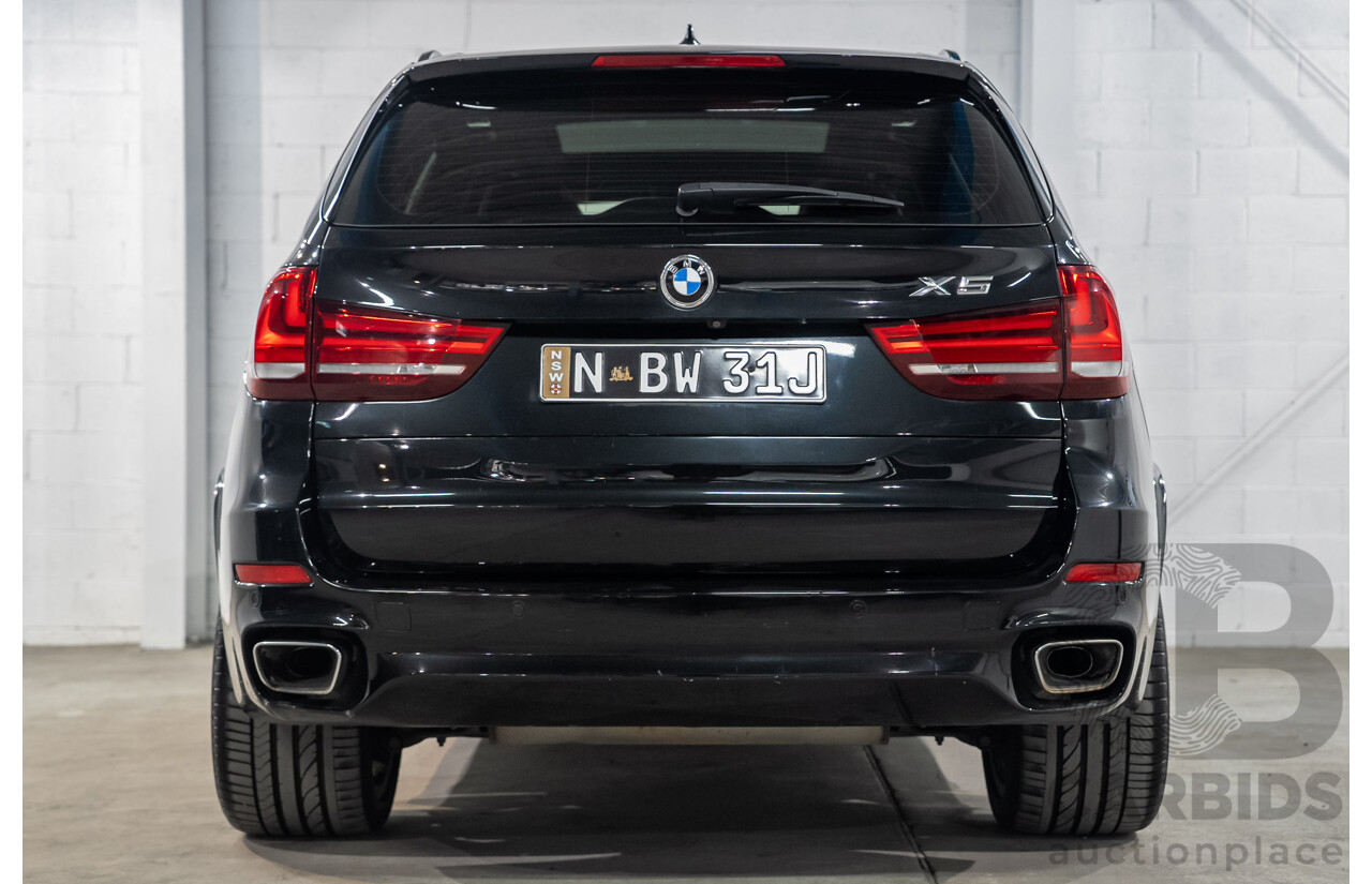 07/2017 BMW X5 xDrive 30d (AWD) F15 MY16 Black Sapphire Metallic Turbo Diesel 3.0L - 7 Seater