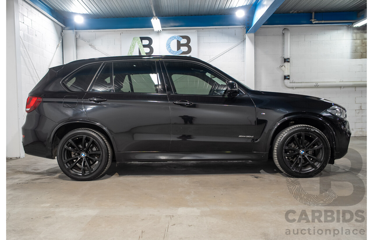 07/2017 BMW X5 xDrive 30d (AWD) F15 MY16 Black Sapphire Metallic Turbo Diesel 3.0L - 7 Seater