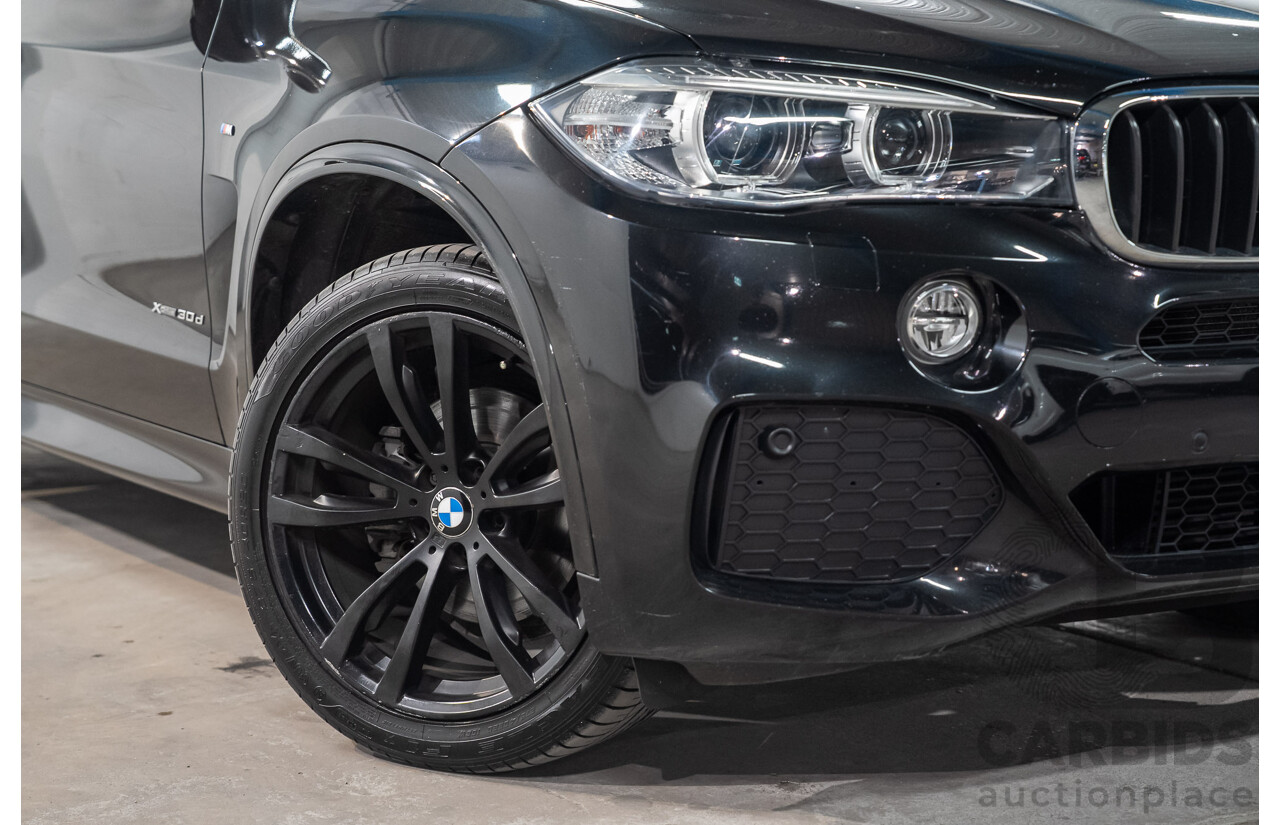 07/2017 BMW X5 xDrive 30d (AWD) F15 MY16 Black Sapphire Metallic Turbo Diesel 3.0L - 7 Seater