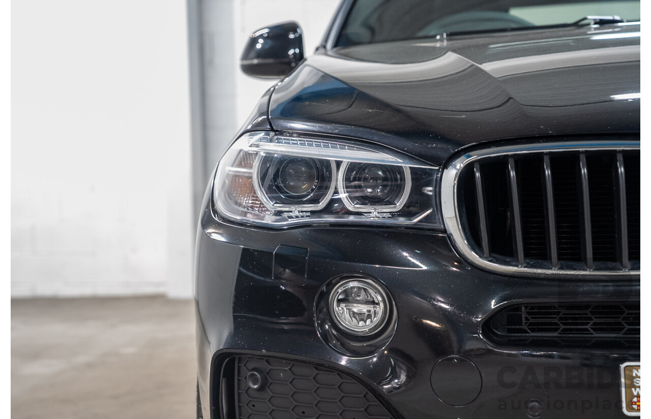 07/2017 BMW X5 xDrive 30d (AWD) F15 MY16 Black Sapphire Metallic Turbo Diesel 3.0L - 7 Seater