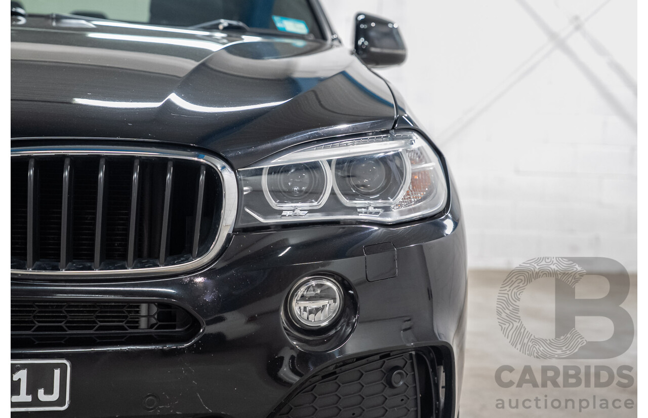 07/2017 BMW X5 xDrive 30d (AWD) F15 MY16 Black Sapphire Metallic Turbo Diesel 3.0L - 7 Seater
