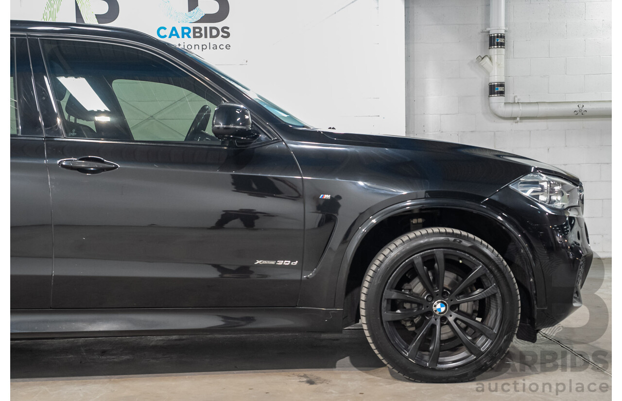 07/2017 BMW X5 xDrive 30d (AWD) F15 MY16 Black Sapphire Metallic Turbo Diesel 3.0L - 7 Seater