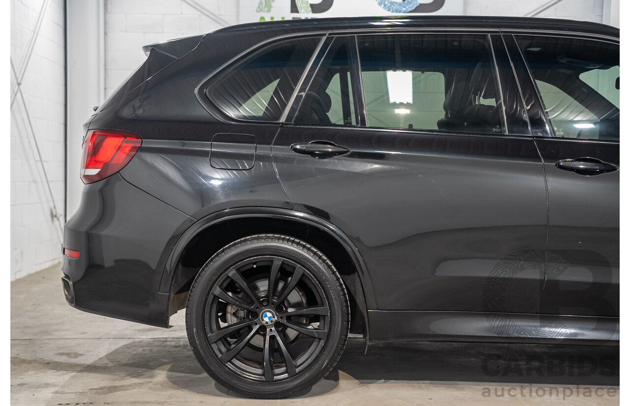 07/2017 BMW X5 xDrive 30d (AWD) F15 MY16 Black Sapphire Metallic Turbo Diesel 3.0L - 7 Seater
