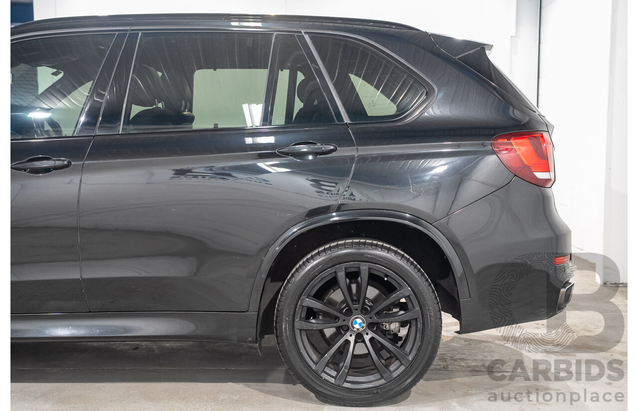 07/2017 BMW X5 xDrive 30d (AWD) F15 MY16 Black Sapphire Metallic Turbo Diesel 3.0L - 7 Seater