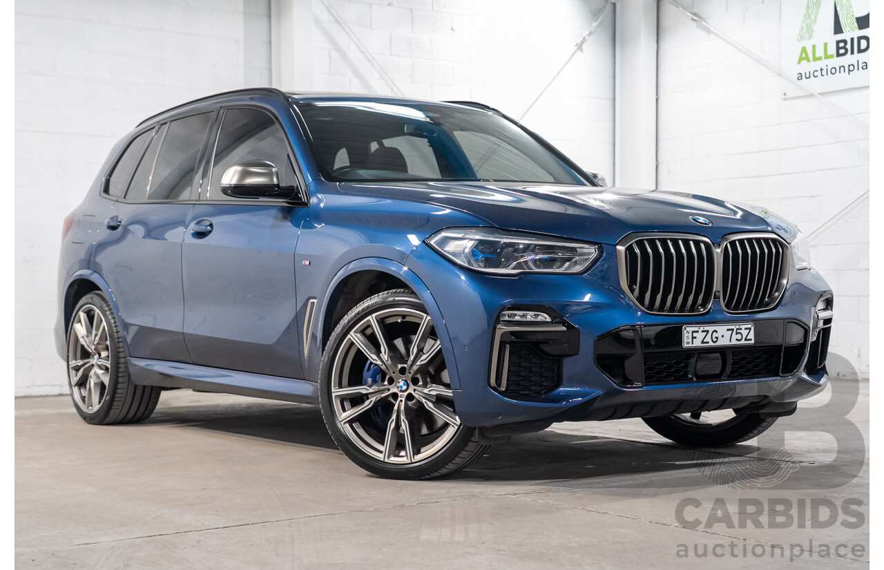 8/2020 BMW X5 M50i (AWD) G05 4d Wagon Phytonic Blue Metallic Twin Turbo V8 4.4L