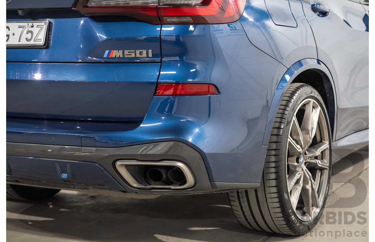 8/2020 BMW X5 M50i (AWD) G05 4d Wagon Phytonic Blue Metallic Twin Turbo V8 4.4L