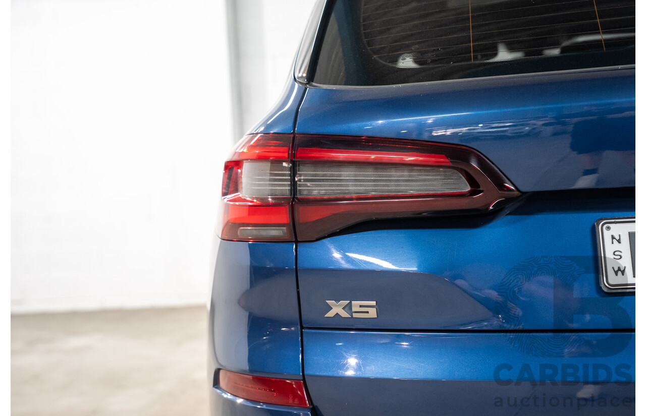 8/2020 BMW X5 M50i (AWD) G05 4d Wagon Phytonic Blue Metallic Twin Turbo V8 4.4L