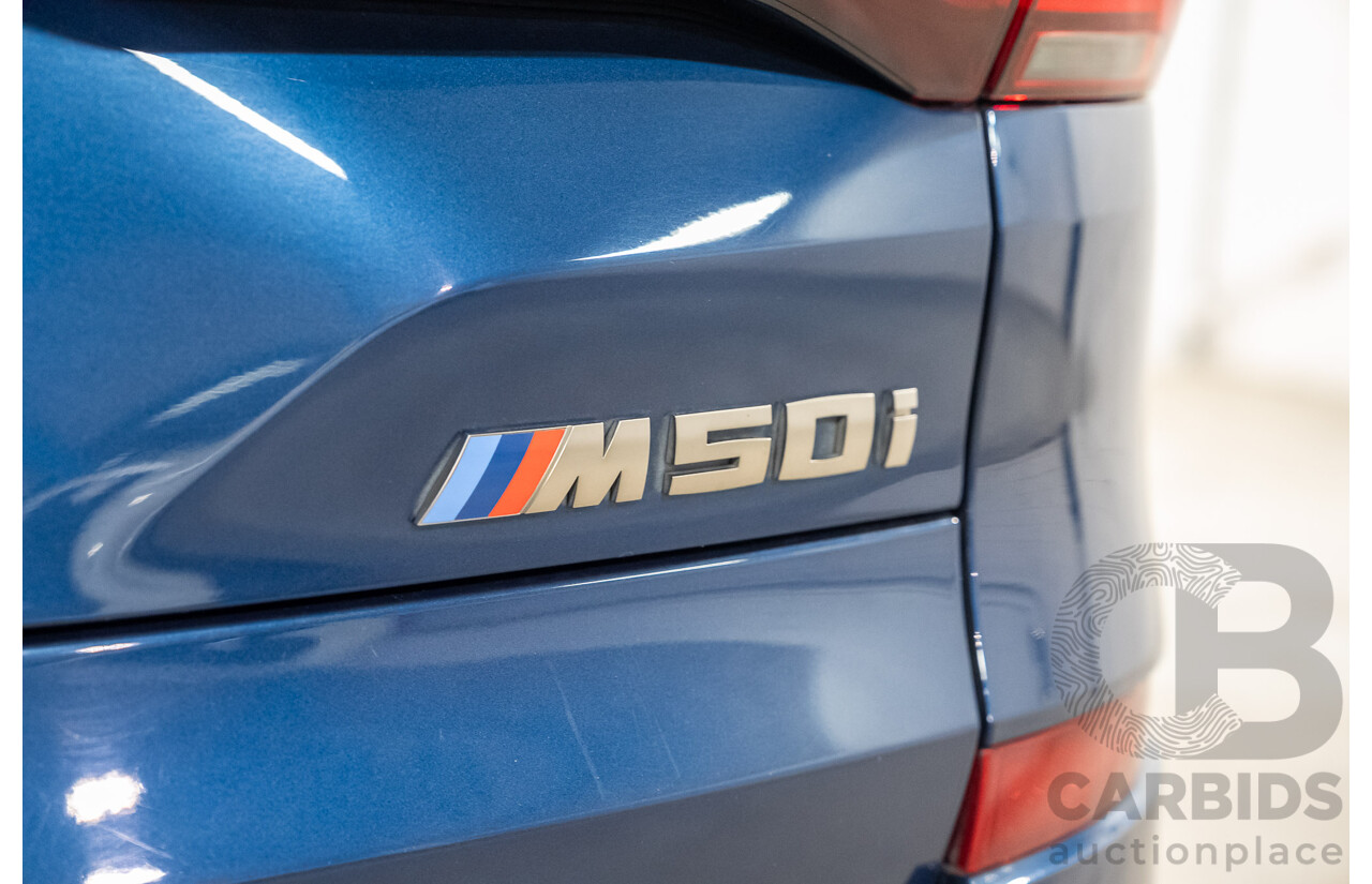 8/2020 BMW X5 M50i (AWD) G05 4d Wagon Phytonic Blue Metallic Twin Turbo V8 4.4L