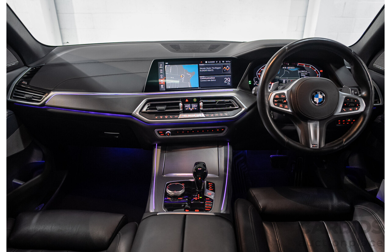 8/2020 BMW X5 M50i (AWD) G05 4d Wagon Phytonic Blue Metallic Twin Turbo V8 4.4L