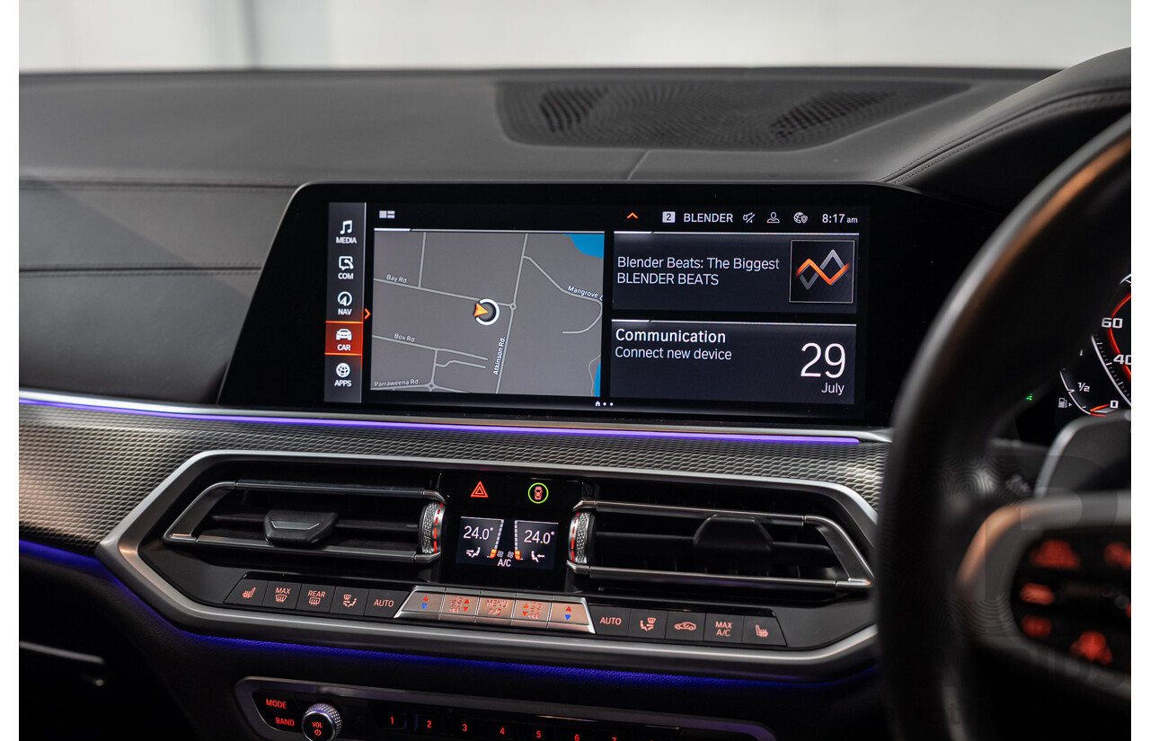 8/2020 BMW X5 M50i (AWD) G05 4d Wagon Phytonic Blue Metallic Twin Turbo V8 4.4L