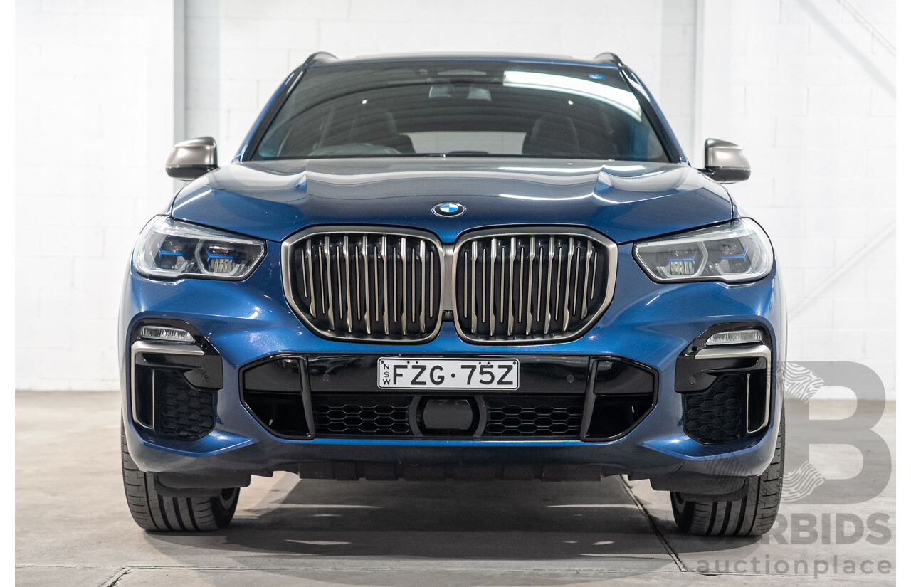 8/2020 BMW X5 M50i (AWD) G05 4d Wagon Phytonic Blue Metallic Twin Turbo V8 4.4L