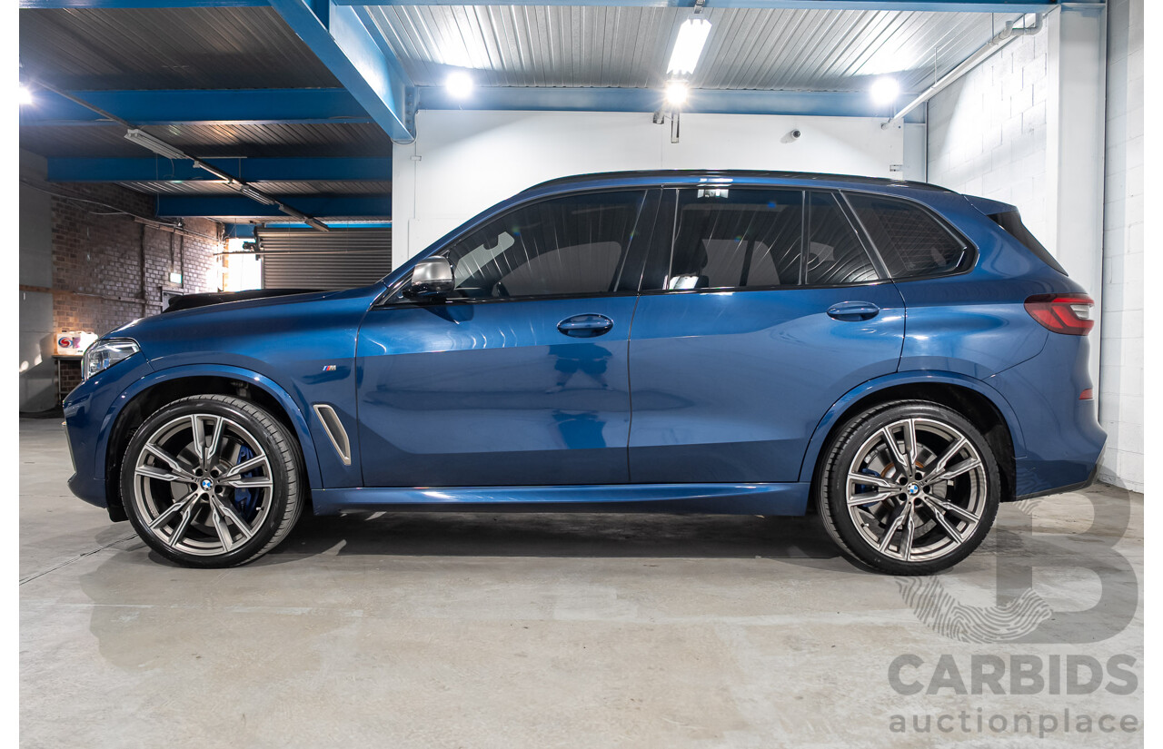 8/2020 BMW X5 M50i (AWD) G05 4d Wagon Phytonic Blue Metallic Twin Turbo V8 4.4L