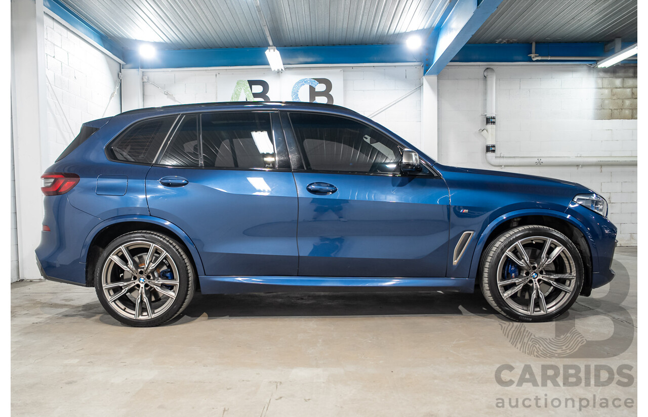 8/2020 BMW X5 M50i (AWD) G05 4d Wagon Phytonic Blue Metallic Twin Turbo V8 4.4L