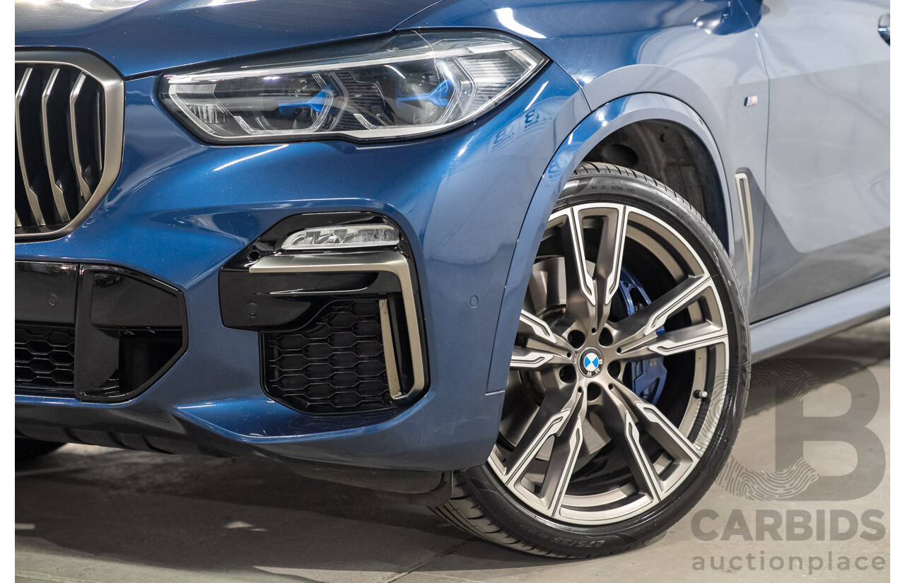 8/2020 BMW X5 M50i (AWD) G05 4d Wagon Phytonic Blue Metallic Twin Turbo V8 4.4L