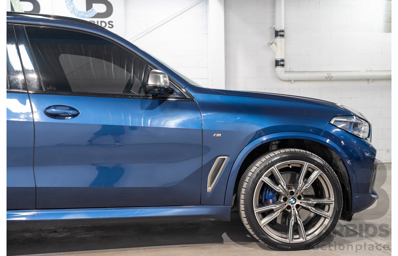 8/2020 BMW X5 M50i (AWD) G05 4d Wagon Phytonic Blue Metallic Twin Turbo V8 4.4L