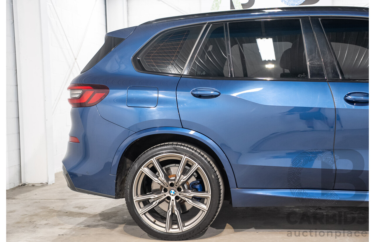 8/2020 BMW X5 M50i (AWD) G05 4d Wagon Phytonic Blue Metallic Twin Turbo V8 4.4L