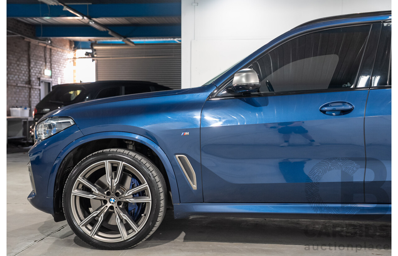 8/2020 BMW X5 M50i (AWD) G05 4d Wagon Phytonic Blue Metallic Twin Turbo V8 4.4L