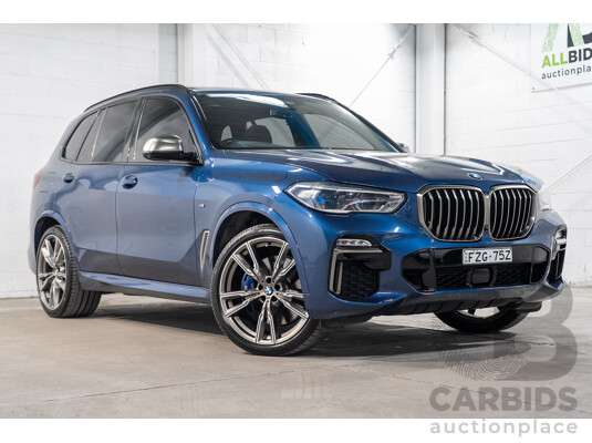 8/2020 BMW X5 M50i (AWD) G05 4d Wagon Phytonic Blue Metallic Twin Turbo V8 4.4L