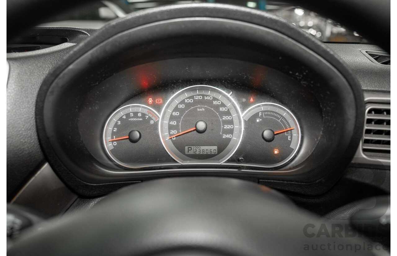 01/2009 Subaru Impreza R (AWD) MY09 5D Hatchback Black 2.0L