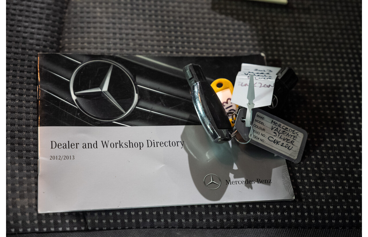 04/2013 Mercedes-Benz Valente 4d Wagon Brilliant Silver Metallic Turbo Diesel 2.1L