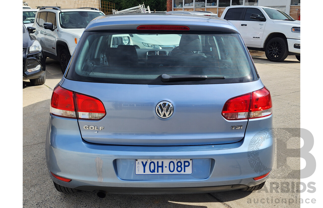10/2011 Volkswagen Golf 77 TSI 1K MY12 5d Hatchback Blue 1.2L