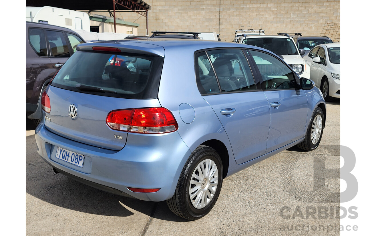 10/2011 Volkswagen Golf 77 TSI 1K MY12 5d Hatchback Blue 1.2L