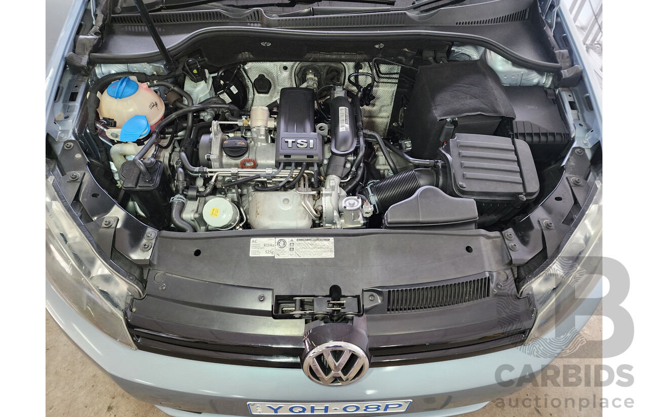 10/2011 Volkswagen Golf 77 TSI 1K MY12 5d Hatchback Blue 1.2L