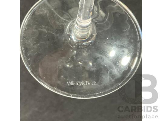 Set of Eight Villeroy & Boch Wine Glasses