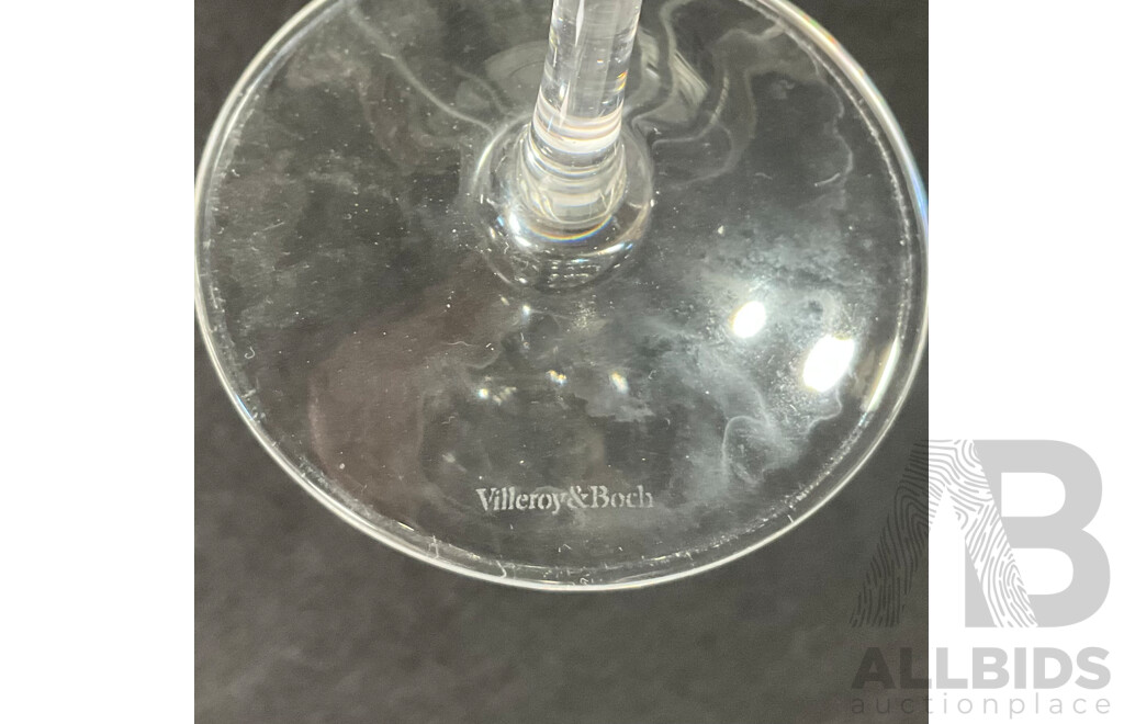 Set of Eight Villeroy & Boch Wine Glasses