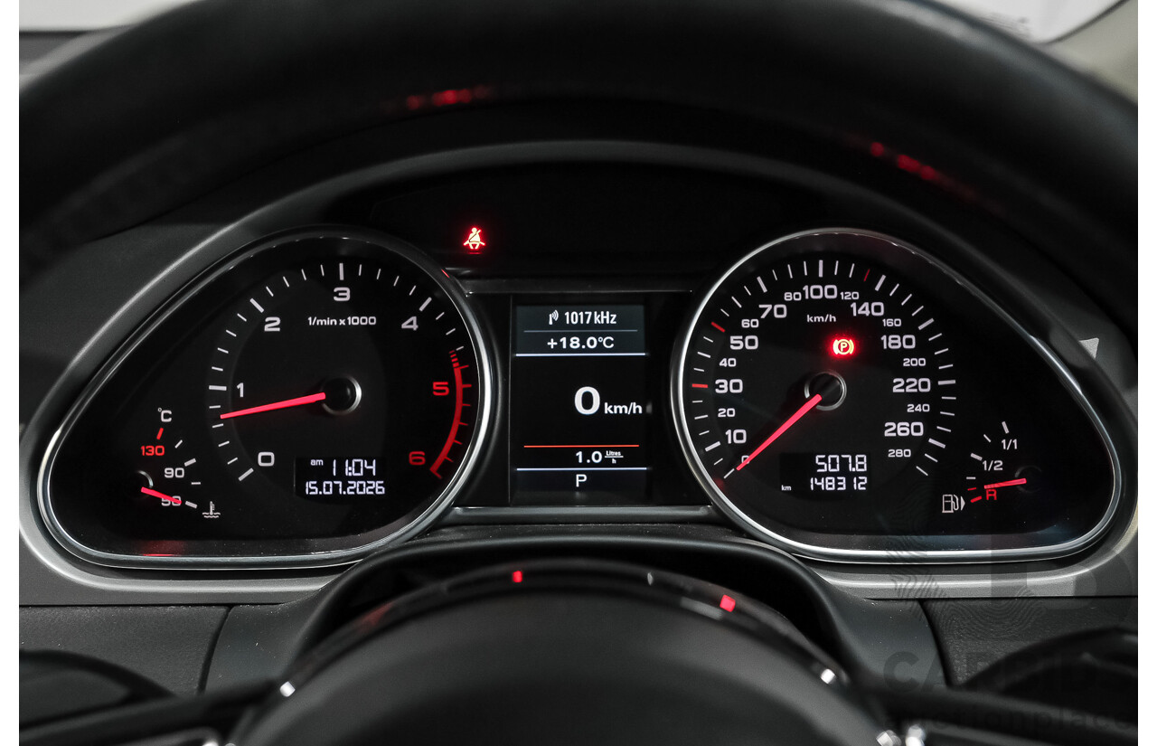 03/2015 Audi Q7 3.0 TDI Quattro AWD MY15 4d Wagon Ocra Black Metallic Turbo Diesel 3.0L
